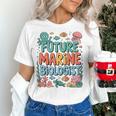 Future Marine Biologist Student Biology Teacher Kids Women's T-Shirt, Future Teacher Shirts, gift for family, gift for coworker