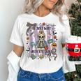 Halloween Skeleton Teacher I'Ll Just Wait Until It's Quiet Women's T-Shirt, gift for family, gift for coworker Halloween Skeleton Teacher I'Ll Just Wait Until It's Quiet Women's T-Shirt, gift for family, gift for coworker