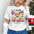 Halloween Teacher Smell a Tiny Human Ghost Spooky Season Women's T-Shirt, gift for family, gift for coworker
