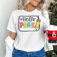 Hello Pre-K Team Preschool Teacher Kids Back To School Women's T-Shirt, gift for family, gift for coworker Hello Pre-K Team Preschool Teacher Kids Back To School Women's T-Shirt, gift for family, gift for coworker
