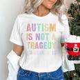Kids AUTISM IS NOT A TRAGEDY IGNORANCE IS Proud Teacher Crew Women's T-Shirt, gift for family, gift for coworker Kids AUTISM IS NOT A TRAGEDY IGNORANCE IS Proud Teacher Crew Women's T-Shirt, gift for family, gift for coworker