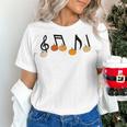 Music Notes Pumpkin Music Teacher Musician Fall Halloween Men Women Kids Women's T-Shirt, gift for family, gift for coworker Music Notes Pumpkin Music Teacher Musician Fall Halloween Men Women Kids Women's T-Shirt, gift for family, gift for coworker