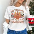 One Thankful Teacher Thanksgiving Retro Groovy Fall Teachers Women's T-Shirt, Groovy Teacher Shirts, gift for family, gift for coworker One Thankful Teacher Thanksgiving Retro Groovy Fall Teachers Women's T-Shirt, Groovy Teacher Shirts, gift for family, gift for coworker