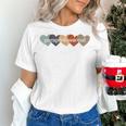 Paraprofessional Teacher Hearts Back To School Teach Rainbow Men Women Kids Women's T-Shirt, gift for family, gift for coworker Paraprofessional Teacher Hearts Back To School Teach Rainbow Men Women Kids Women's T-Shirt, gift for family, gift for coworker