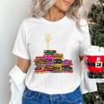Reading Books Librarian Reader Nerd I'm Ok Teacher School Women's T-Shirt, gift for family, gift for coworker