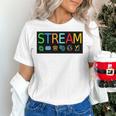 Stream Technology Robotics Shirt For Teachers And Students Premium Tri-Blend Women's T-Shirt, gift for family, gift for coworker
