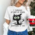 I Survived 67 Days Of School Teachers Students Humor Women's T-Shirt, gift for family, gift for coworker