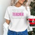 TEACH Inspirational Teacher Comfortable & Stylish T-Shirt Women's T-Shirt, gift for family, gift for coworker