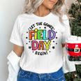 Teacher Student Field Day Let The Games Begin Field Day Women's T-Shirt, gift for family, gift for coworker Teacher Student Field Day Let The Games Begin Field Day Women's T-Shirt, gift for family, gift for coworker