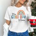 Teacher Of Visually Impaired Braille A Good Day To Learn Women's T-Shirt, gift for family, gift for coworker