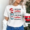 Teaching I Will Drink Coffee Here Or There Teacher Women's T-Shirt, gift for family, gift for coworker Teaching I Will Drink Coffee Here Or There Teacher Women's T-Shirt, gift for family, gift for coworker