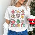 Team TK Teacher Christmas Groovy Smile Face Girl Boy Kid TK Women's T-Shirt, Groovy Teacher Shirts, gift for family, gift for coworker Team TK Teacher Christmas Groovy Smile Face Girl Boy Kid TK Women's T-Shirt, Groovy Teacher Shirts, gift for family, gift for coworker