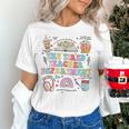 The Tired Teachers Department Retro Groovy Back To School Women's T-Shirt, gift for family, gift for coworker