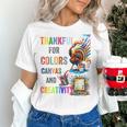 Turkey Thanksgiving Art Teacher Costume Tee For Artists Women's T-Shirt, gift for family, gift for coworker
