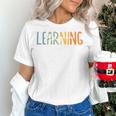 Vintage Play Is Learning Back To School Toddler Teacher Women's T-Shirt, gift for family, gift for coworker Vintage Play Is Learning Back To School Toddler Teacher Women's T-Shirt, gift for family, gift for coworker