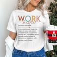 Vintage Work Bestie Definition Teachers Nurses Boss Women Women's T-Shirt, gift for family, gift for coworker