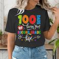 100 Days Of Living That 2nd Grade Life Boy Girl Teacher Women's T-Shirt, 2nd Grade Teacher Shirts, funny gift 100 Days Of Living That 2nd Grade Life Boy Girl Teacher Women's T-Shirt, 2nd Grade Teacher Shirts, funny gift
