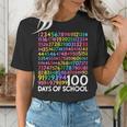 100th Day Of School Teacher Kids 100 Days Math Numbers Women's T-Shirt, funny gift