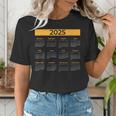 2025 Calendar For Planners Teachers Offices Months Women's T-Shirt, funny gift