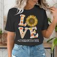4th Grade Teacher Love Autumn Fall Sunflower Appreciation Women's T-Shirt, 4th Grade Teacher Shirts, funny gift 4th Grade Teacher Love Autumn Fall Sunflower Appreciation Women's T-Shirt, 4th Grade Teacher Shirts, funny gift