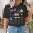60 Year Old Math Teacher Square Root Of 3600 60th Birthday Women's T-Shirt, funny gift 60 Year Old Math Teacher Square Root Of 3600 60th Birthday Women's T-Shirt, funny gift