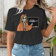 67 Math Teacher Skeleton Halloween Root 4489 Messy Bun Women Women's T-Shirt, funny gift 67 Math Teacher Skeleton Halloween Root 4489 Messy Bun Women Women's T-Shirt, funny gift