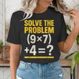 67 Meme Math Teacher School 6-7 Brain Rot Six Seven Women's T-Shirt, funny gift 67 Meme Math Teacher School 6-7 Brain Rot Six Seven Women's T-Shirt, funny gift