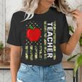 American Flag Camouflage Teacher Patriotic 4th Of July Women's T-Shirt, funny gift American Flag Camouflage Teacher Patriotic 4th Of July Women's T-Shirt, funny gift