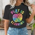 Apple Retro Play Is Learning Kindergarten Teacher Daycare Women's T-Shirt, funny gift Apple Retro Play Is Learning Kindergarten Teacher Daycare Women's T-Shirt, funny gift