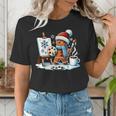 Artist Gingerbread Painter Art Teacher Student Christmas Women's T-Shirt, funny gift