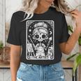 Artist Tarot Card Skeleton Painter Art Teacher Witchy Women's T-Shirt, funny gift Artist Tarot Card Skeleton Painter Art Teacher Witchy Women's T-Shirt, funny gift
