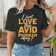 AVID Team Appreciation Essentials AVID Program Teacher Women's T-Shirt, funny gift