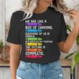 Back To School Teacher We Are Like A Box Of Crayons Women's T-Shirt, funny gift Back To School Teacher We Are Like A Box Of Crayons Women's T-Shirt, funny gift