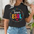 Back To School Teachers Crew Students Team ESOL Teacher Women's T-Shirt, funny gift