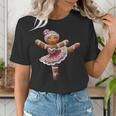 Ballet Dancer Gingerbread Christmas Dance Teacher Girl Women Women's T-Shirt, funny gift
