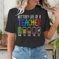 Battery Life Of A Teacher School Teacher Appreciation Women's T-Shirt, funny gift Battery Life Of A Teacher School Teacher Appreciation Women's T-Shirt, funny gift