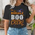 Biology Boo Crew Halloween Biology Teacher Matching For Men Women Kids Women's T-Shirt, funny gift