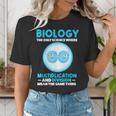 Biology Facts Science Teacher Student Biologist Women's T-Shirt, Science Teacher Shirts, funny gift