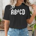 Boys Girls Teachers ABCD Rock Graphic Back To School Women's T-Shirt, funny gift