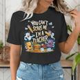 You Can't Scare Me I'm A Teacher Cool Math Teacher Halloween Women's T-Shirt, funny gift
