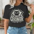 Cat Chaos Coordinator For Women Mom Halloween Teacher Women's T-Shirt, funny gift Cat Chaos Coordinator For Women Mom Halloween Teacher Women's T-Shirt, funny gift