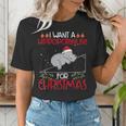 Christmas Math Teacher Hypotenuse Math Hippotenuse Men Women Women's T-Shirt, funny gift