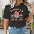 All The Cool Kids Are Reading Book Reading Teacher School Women's T-Shirt, funny gift