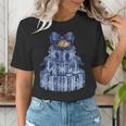 Coquette Bow Book Tree Merry Christmas Xmas Teacher Holiday Women's T-Shirt, funny gift Coquette Bow Book Tree Merry Christmas Xmas Teacher Holiday Women's T-Shirt, funny gift