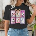 Coquette Bow Spooky Teacher Ghost Halloween Trick Or Teach Women's T-Shirt, funny gift Coquette Bow Spooky Teacher Ghost Halloween Trick Or Teach Women's T-Shirt, funny gift