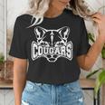 Cougars Teacher Student School Sports Fan Team Spirit Women's T-Shirt, funny gift