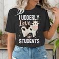 Cow Teacher Lover Women's T-Shirt, funny gift