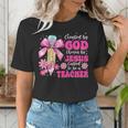 Created By God Called To Teacher Jesus Christian Teacher Women's T-Shirt, funny gift