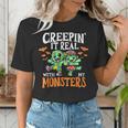Creepin It Real Monster School Teacher Principal Halloween Women's T-Shirt, funny gift Creepin It Real Monster School Teacher Principal Halloween Women's T-Shirt, funny gift