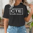 CTE Career And Technical Education -Adults CTE Teacher Health Theme Small Short Sleeve Women's T-Shirt, funny gift